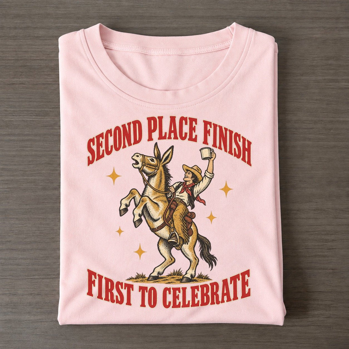 First To Celebrate Unhinged Affirmations Classic T-shirt – Pink