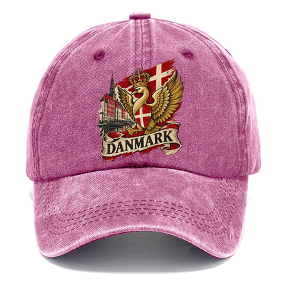 Danmark Crowned Swan Classic Cap – Dusty Rose