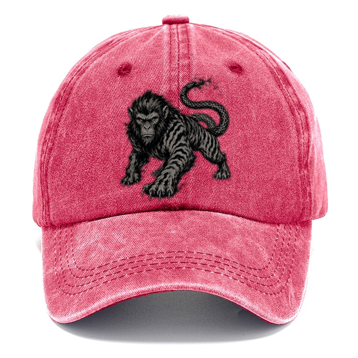 Dark Gestural Marks Classic Cap – Pomegranate Blush