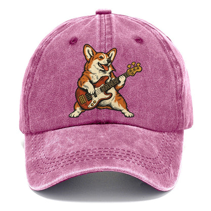 Corgi Bass Player Sundown Familiars Classic Cap – Dusty Rose