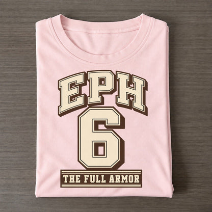 Ephesians 6 Varsity Chapel Varsity Classic T-shirt – Pink