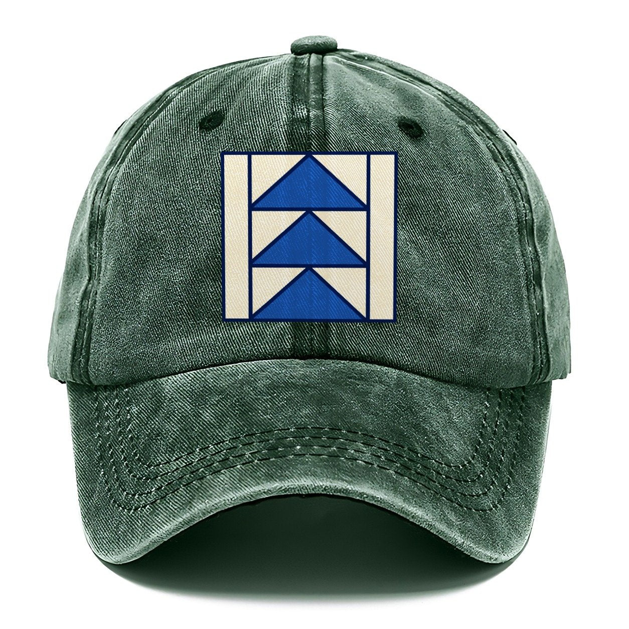 Flying Geese Column Sewing And Quilting Classic Cap – Forest Mist