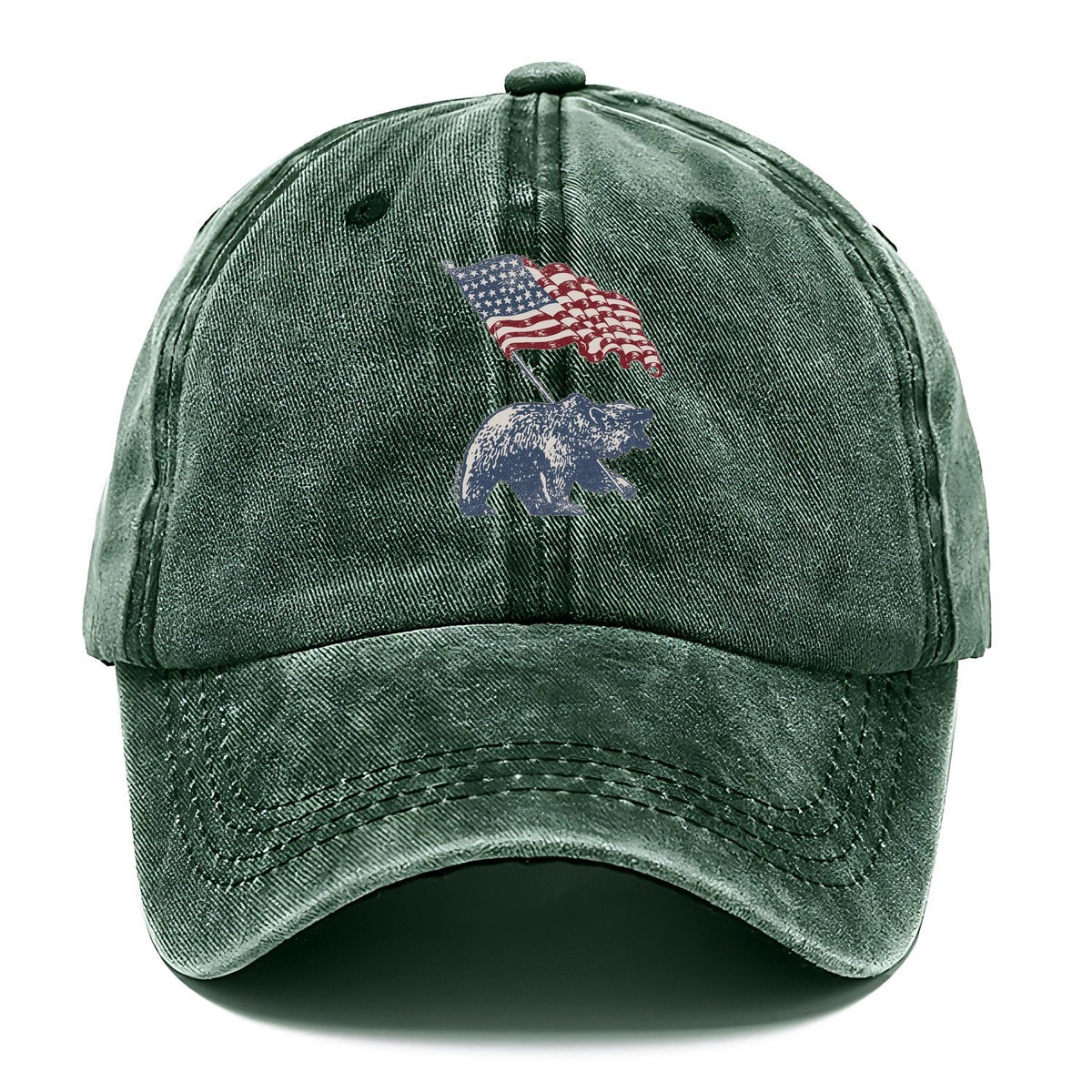 Bear Flag Logo Classic Cap – Forest Mist