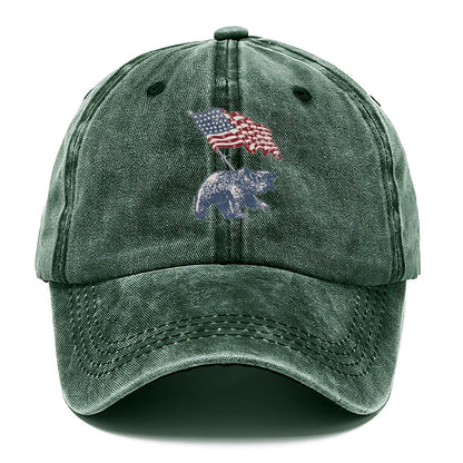 Bear Flag Logo Classic Cap – Forest Mist