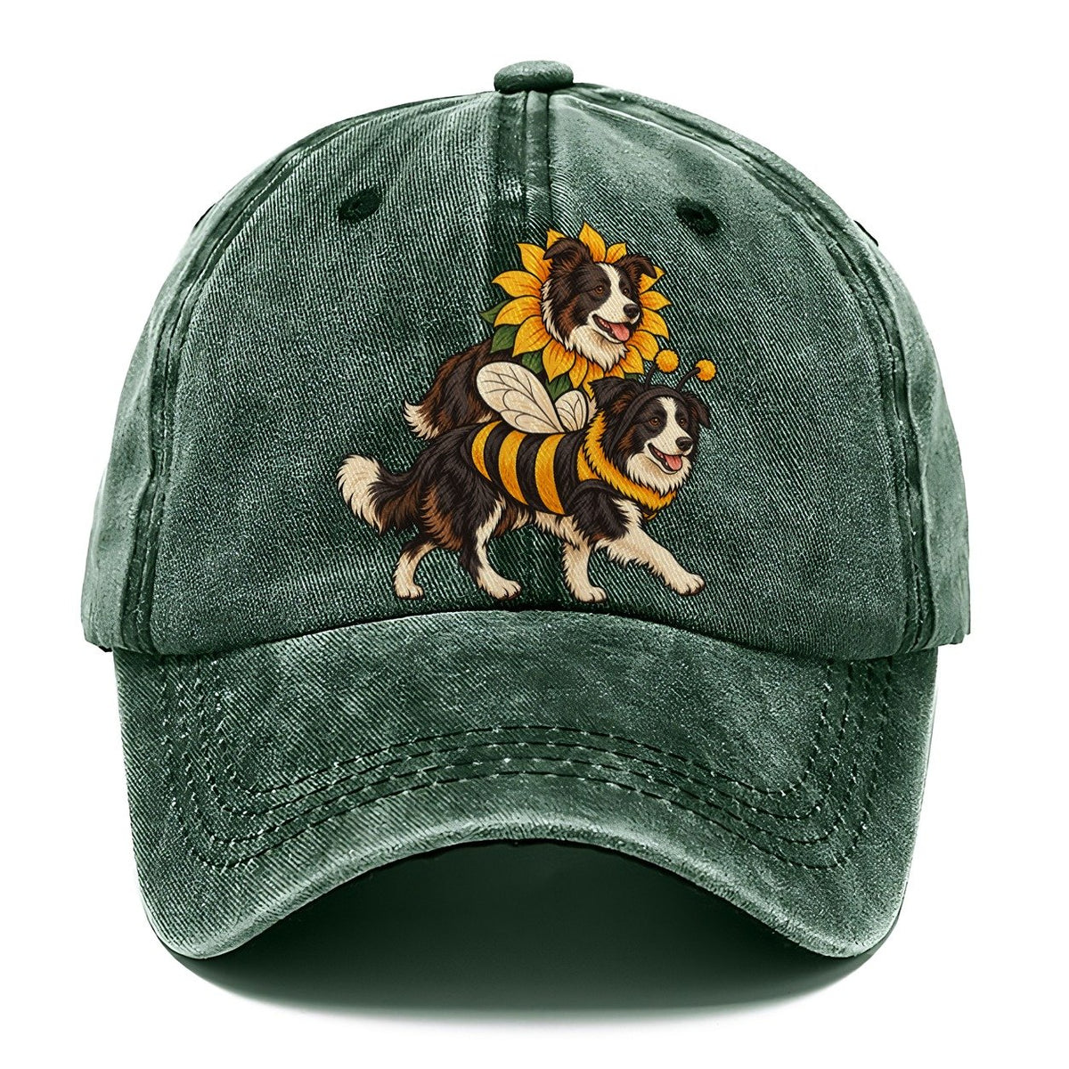 2 Border Collies In Halloween Costumes Hdp 18 Parade Lineup Halloween Dog Parade Classic Cap – Forest Mist