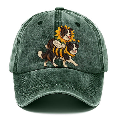 2 Border Collies In Halloween Costumes Hdp 18 Parade Lineup Halloween Dog Parade Classic Cap – Forest Mist