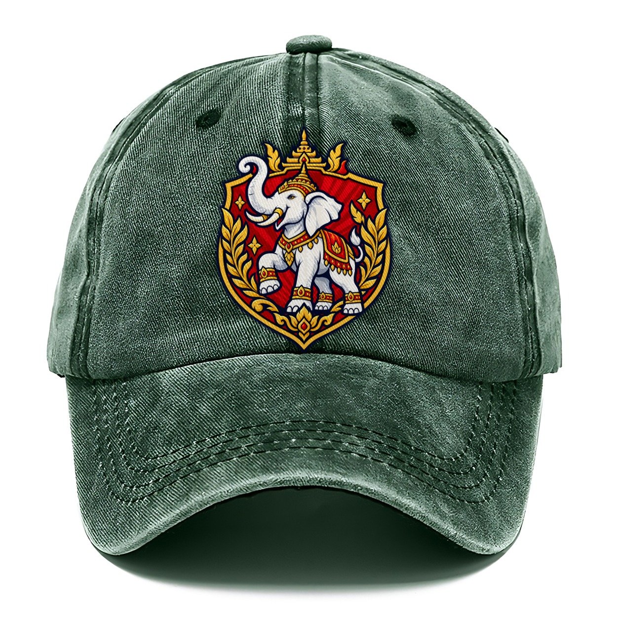 Thailand Heraldic Crest Country Logos Classic Cap – Forest Mist