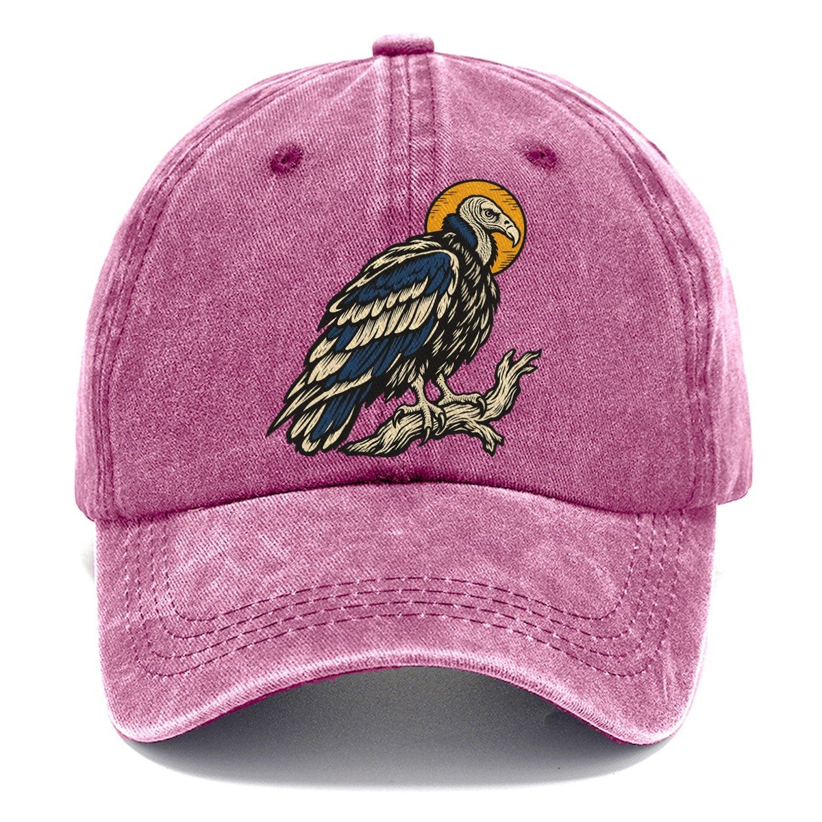 Vulture Solar Disc Sundown Familiars Classic Cap – Dusty Rose