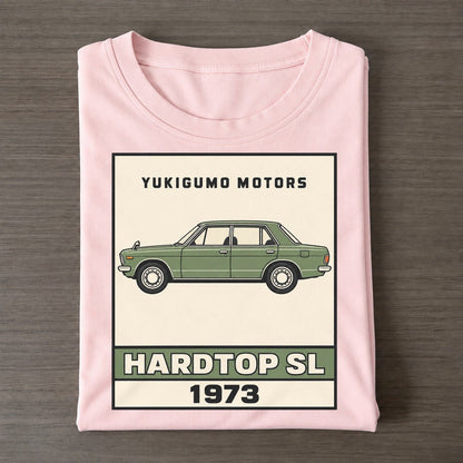Yukigumo Hardtop Showa Speed Plates Classic T-shirt – Pink