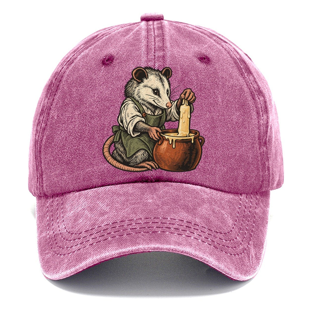 Opossum Candle Maker Sundown Familiars Classic Cap – Dusty Rose