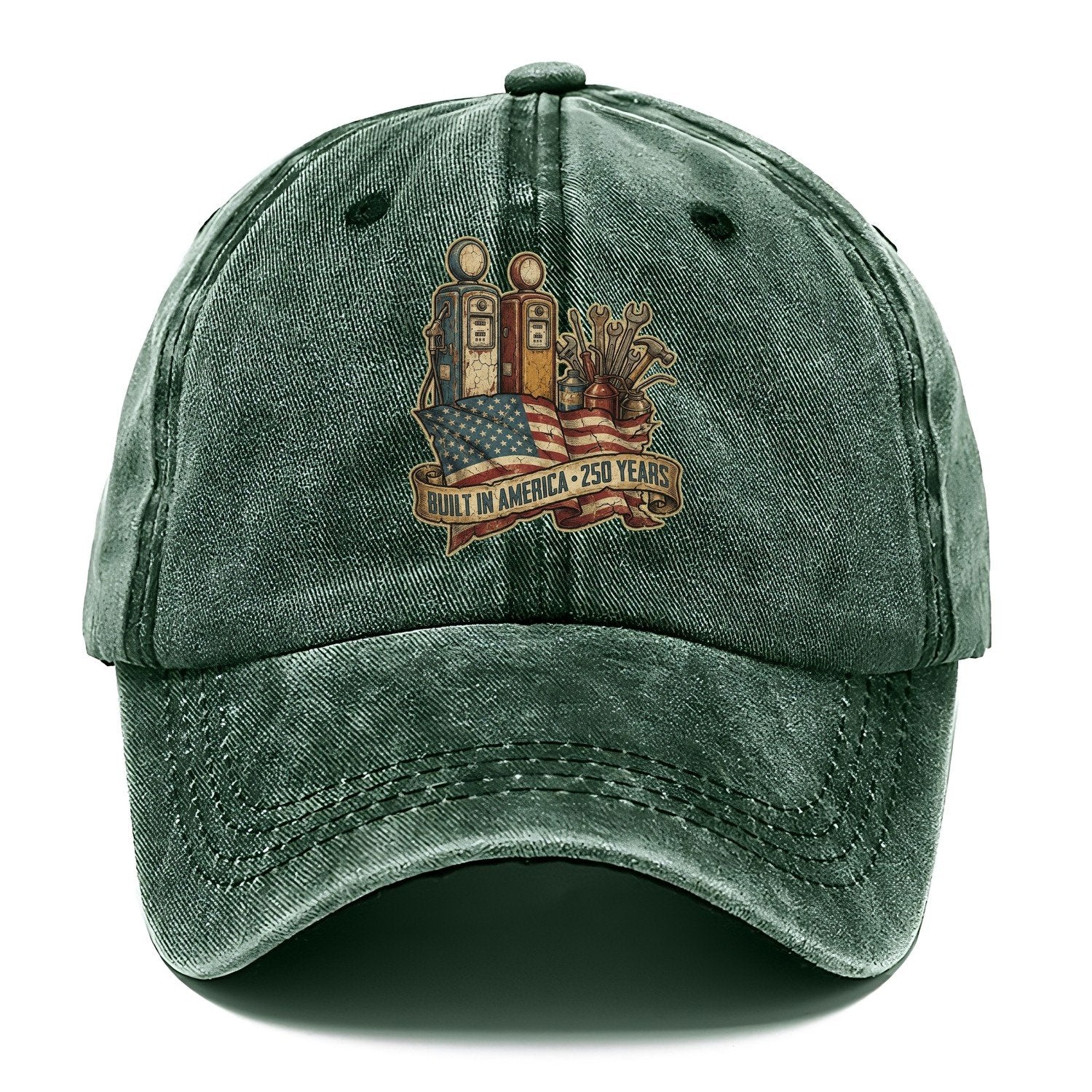 Built In America Classic Cap – Forest Mist