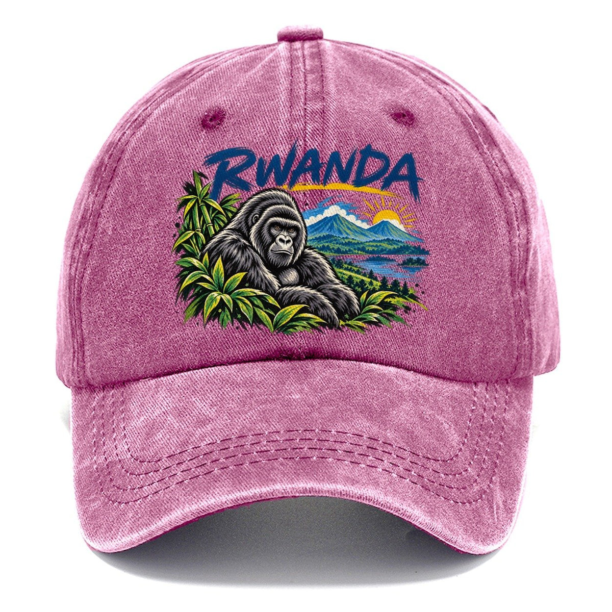 Rwanda Expressive Ink Badge Logo Classic Cap – Dusty Rose