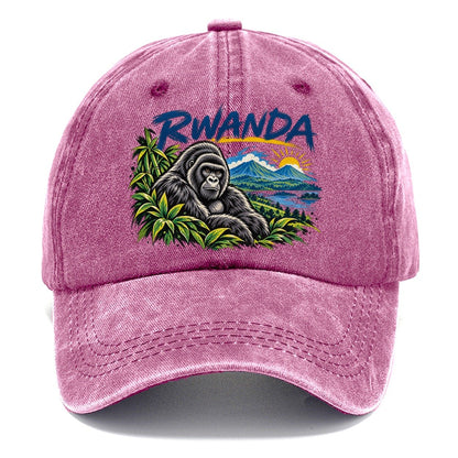 Rwanda Expressive Ink Badge Logo Classic Cap – Dusty Rose