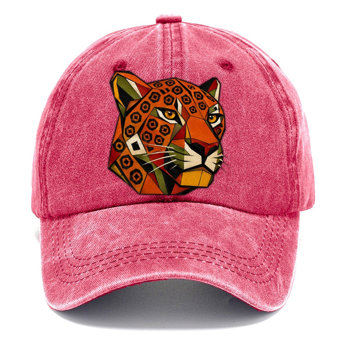 Jaguar Face Spotted Classic Cap – Pomegranate Blush