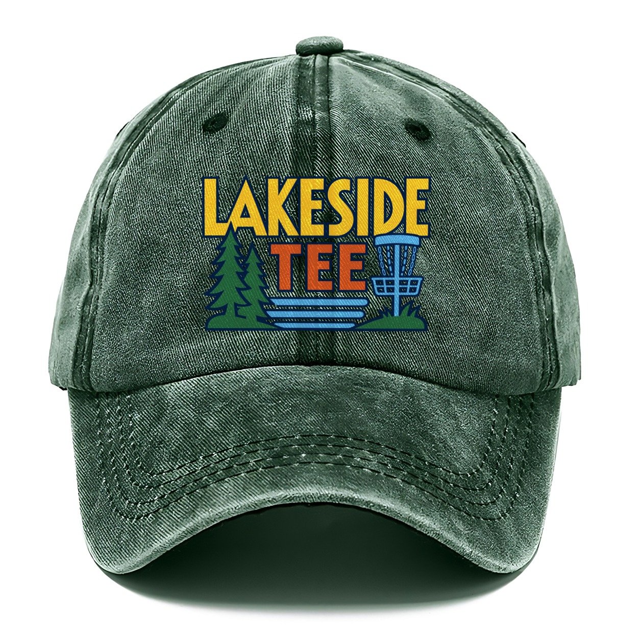 Lakeside Tee Disc Golf Classic Cap – Forest Mist