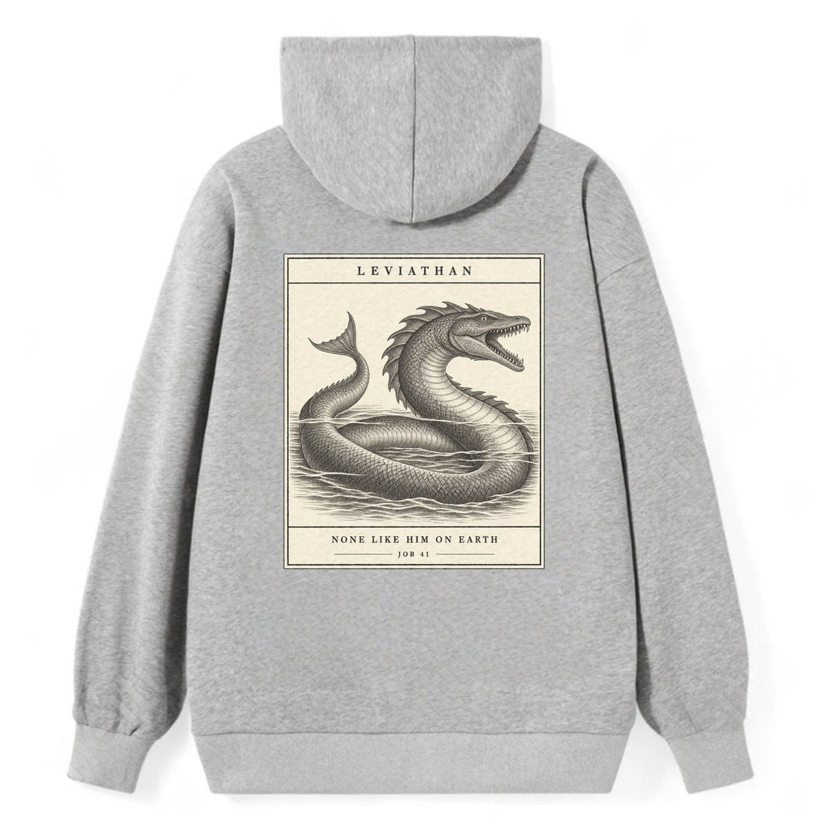 Leviathan Specimen Plate Creature Canticle Classic Pullover Hoodie – Grey