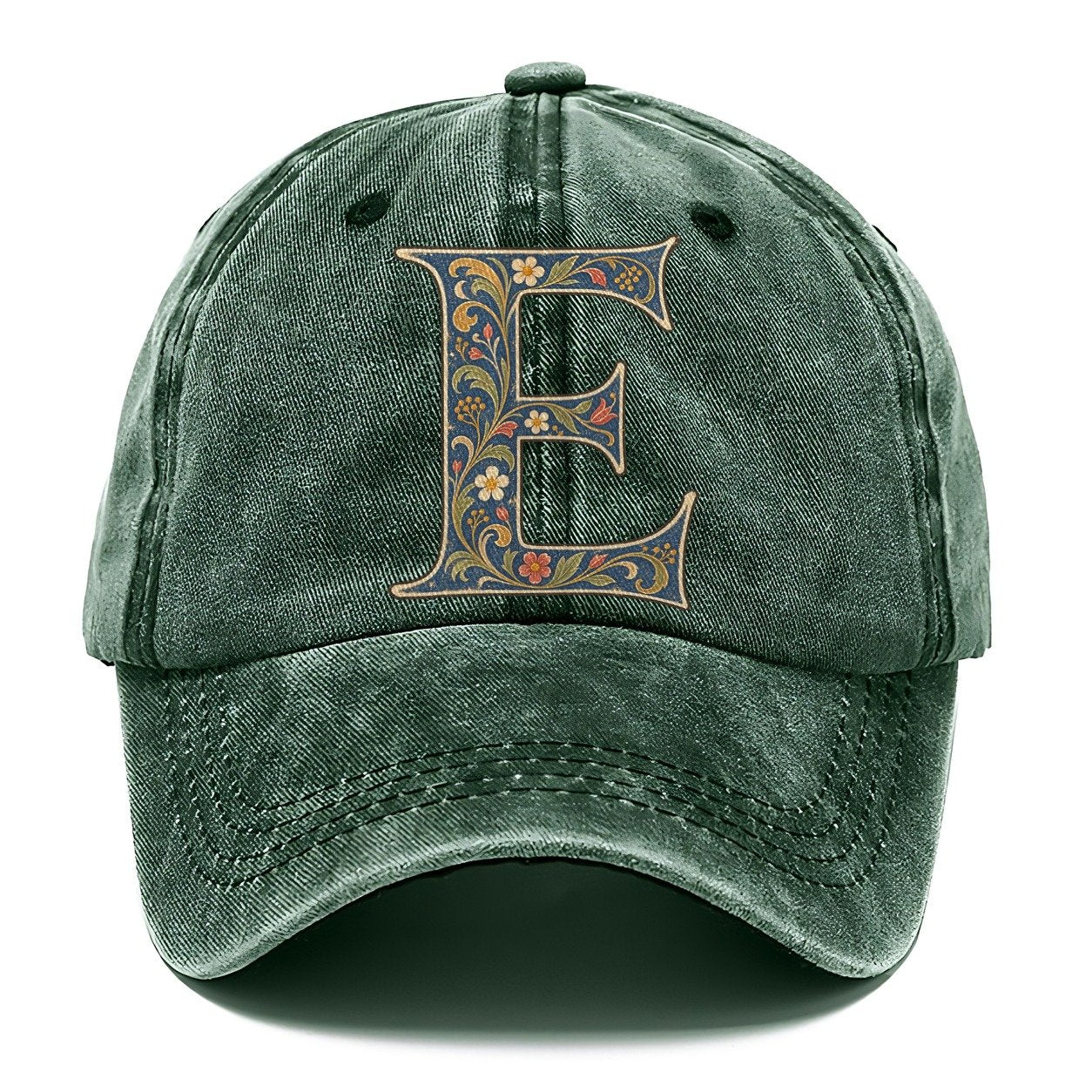 Wildflower E Monogram Classic Cap – Forest Mist