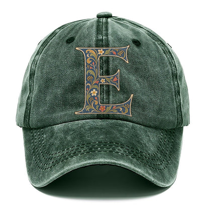 Wildflower E Monogram Classic Cap – Forest Mist