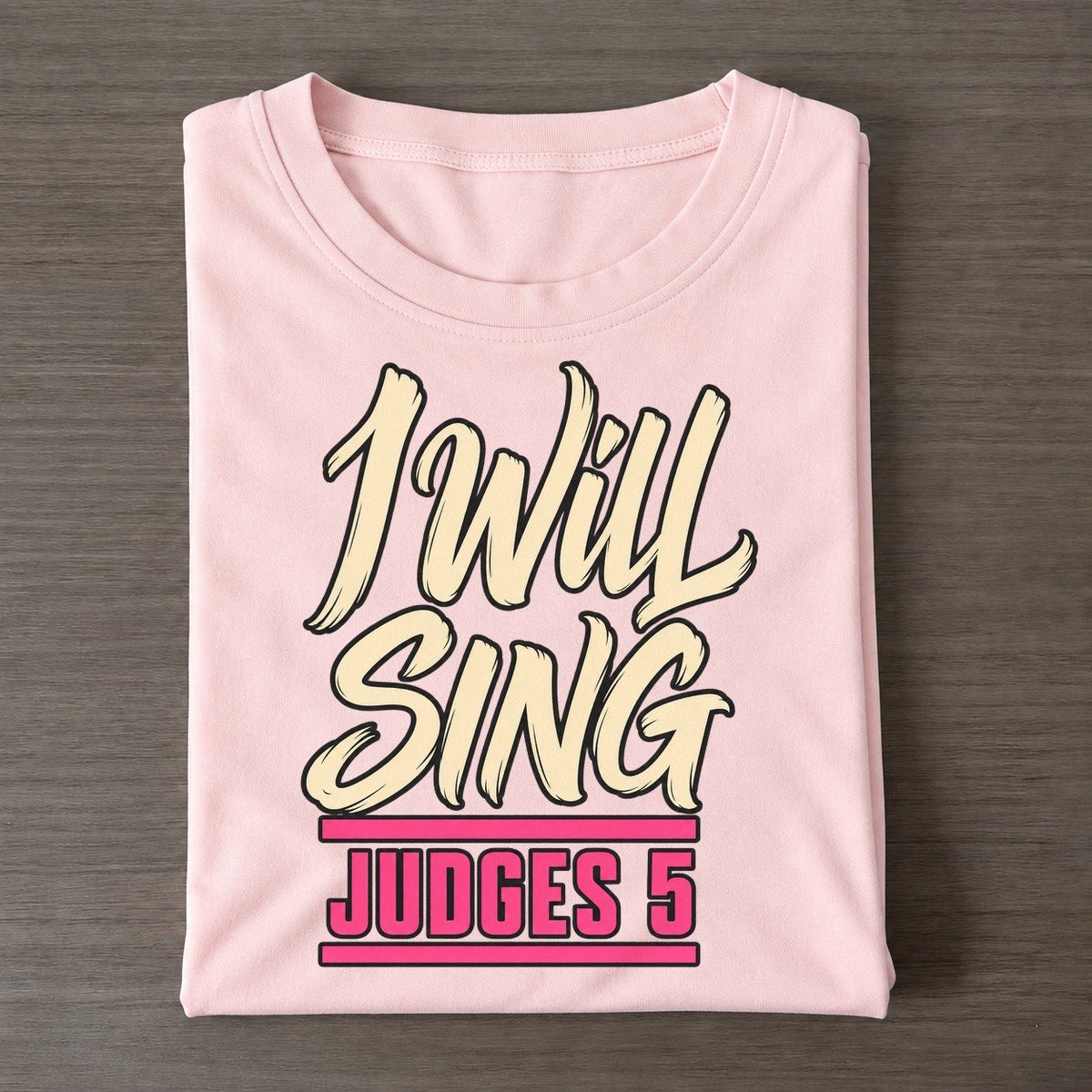 I Will Sing Daughters Of Deborah Classic T-shirt – Pink