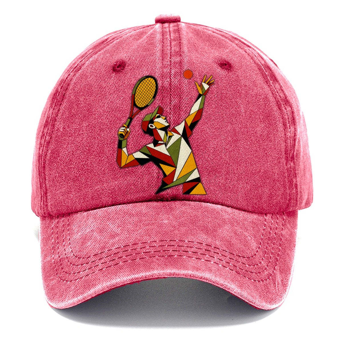 Tennis Serve Overhead Classic Cap – Pomegranate Blush