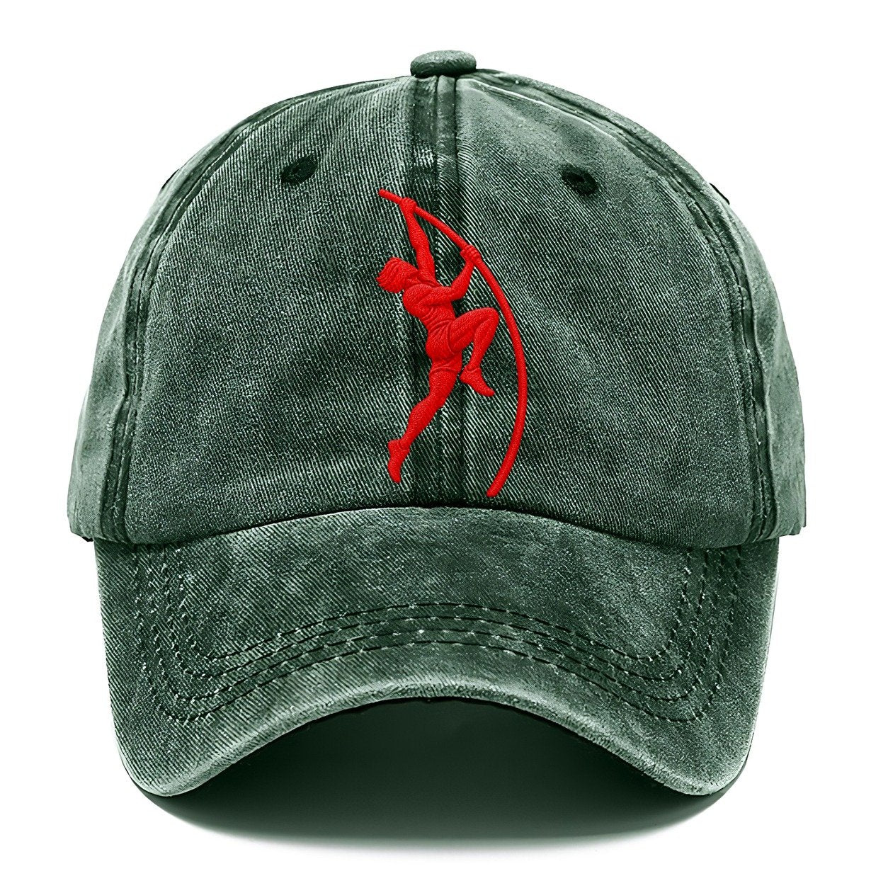 Pole Vaulter Plant Drive Micro Motion Mark Classic Cap – Forest Mist