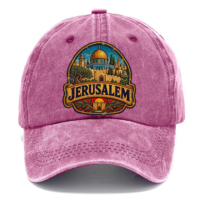 Jerusalem Travel Patch Jerusalem Classic Cap – Dusty Rose