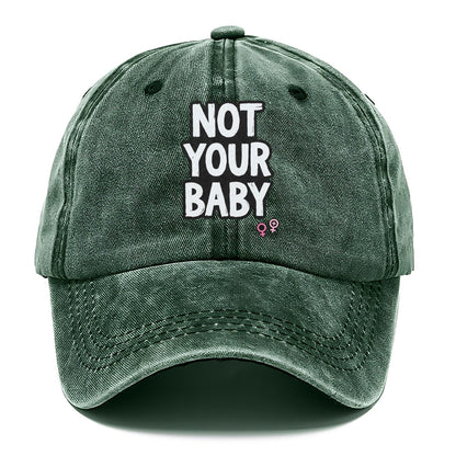 Not Your Baby Classic Cap – Forest Mist