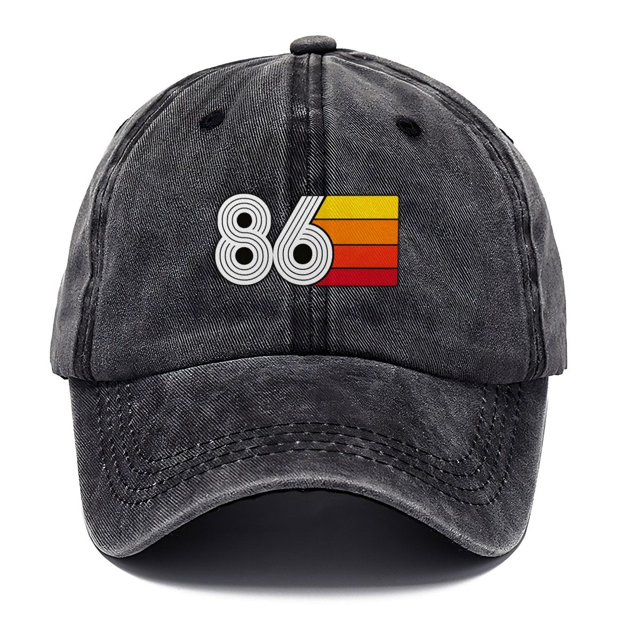 Retro 86 Racing Stripes Classic Cap – Graphite