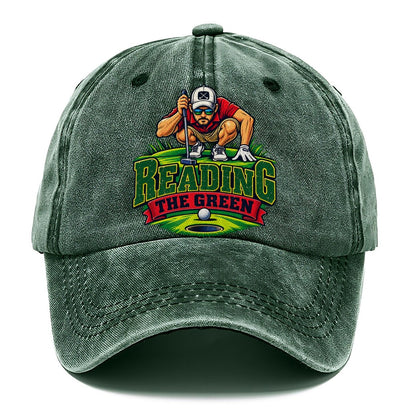 Reading The Green Golf Life Classic Cap – Forest Mist