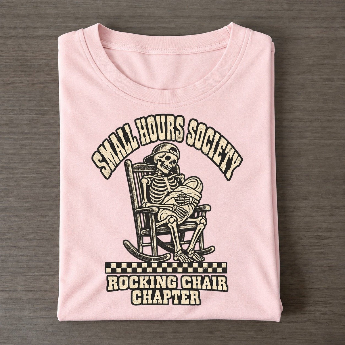 Rocking Chair Small Hours Society Classic T-shirt – Pink