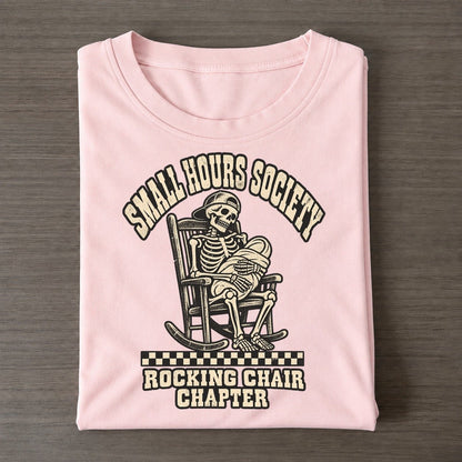 Rocking Chair Small Hours Society Classic T-shirt – Pink