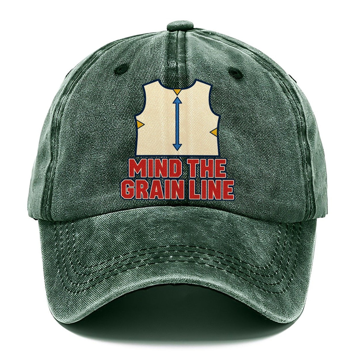 Mind The Grain Line Sewing And Quilting Classic Cap – Forest Mist