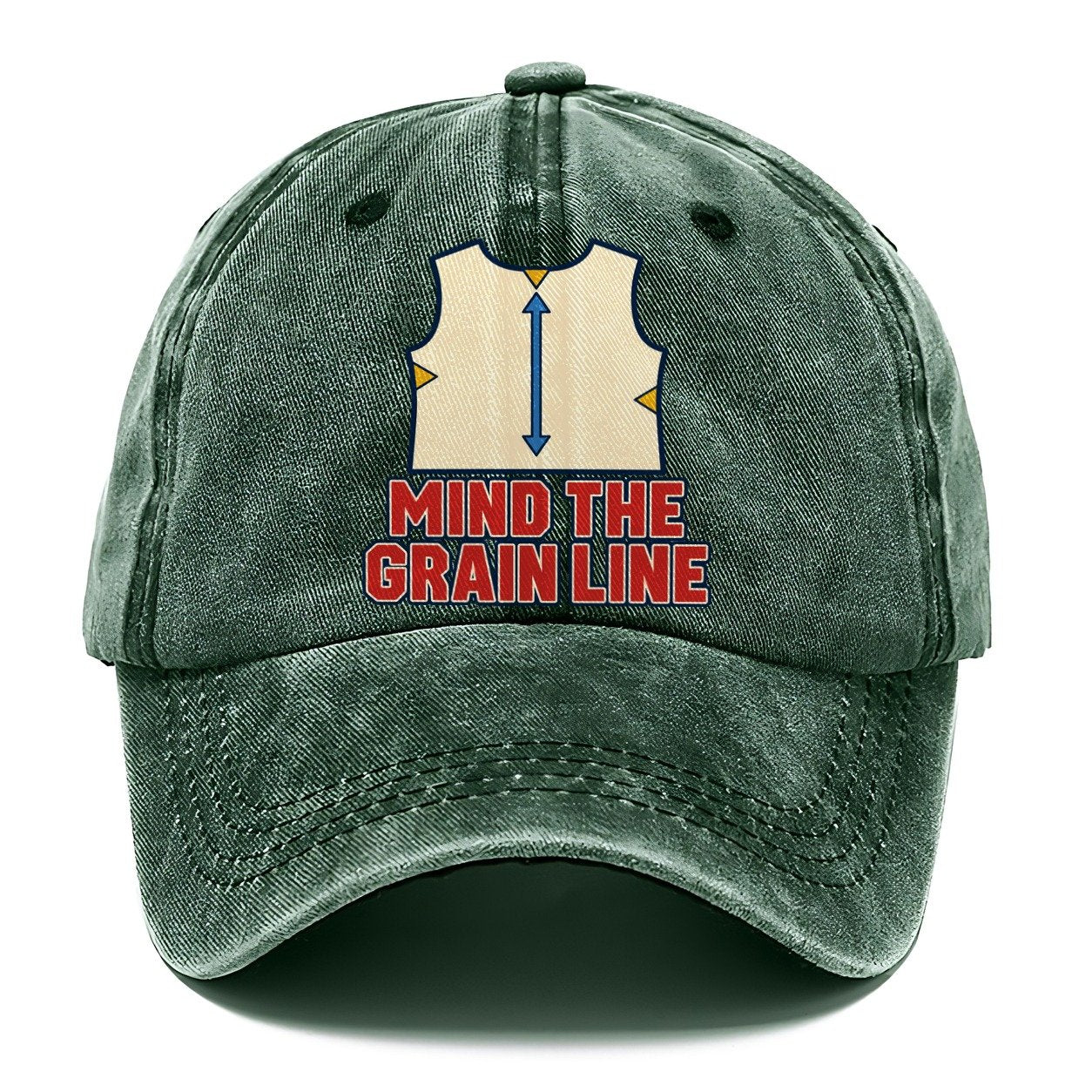 Mind The Grain Line Sewing And Quilting Classic Cap – Forest Mist