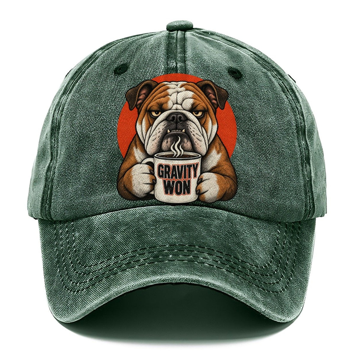 English Bulldog Mug Truths Classic Cap – Forest Mist