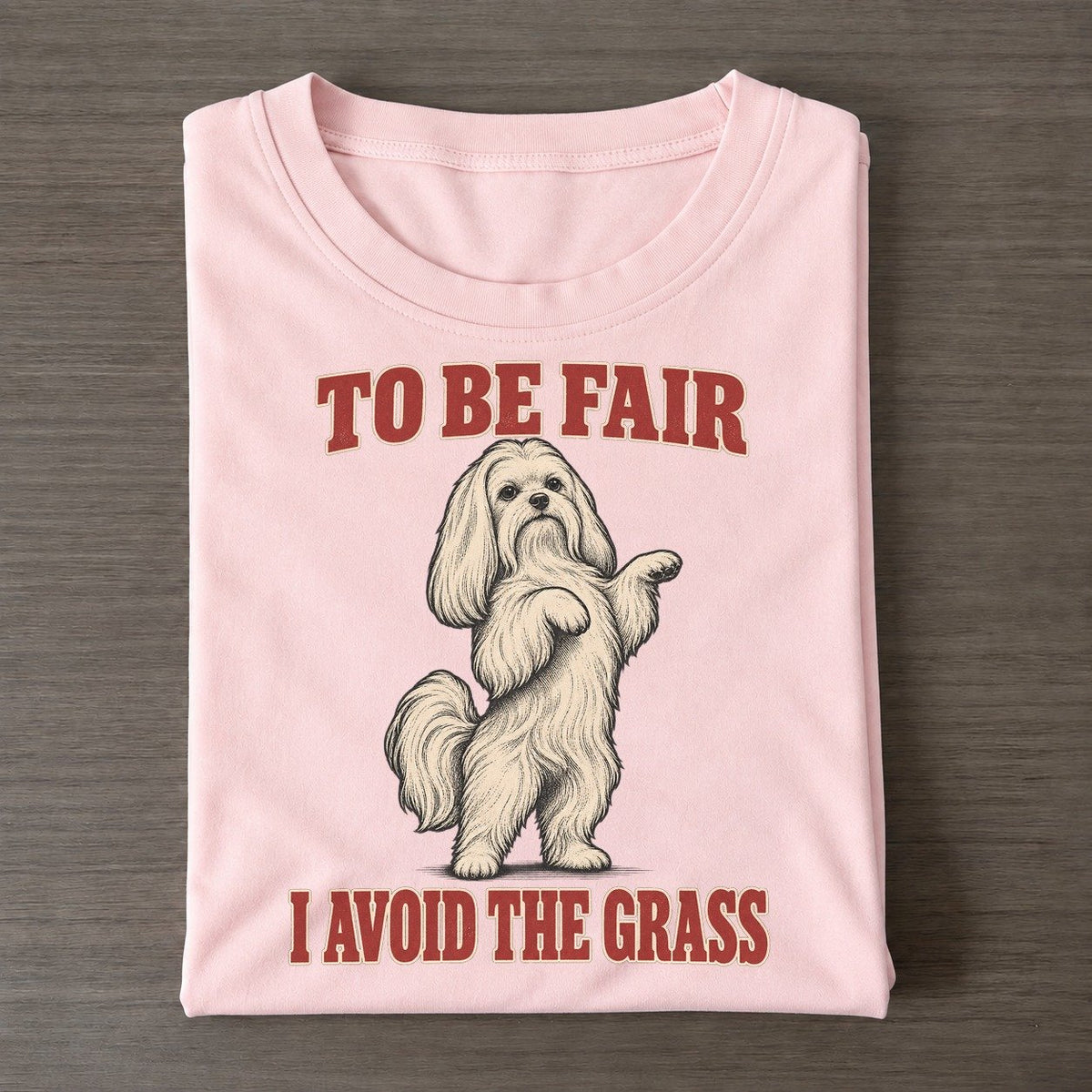 Maltese Dog Declarations Classic T-shirt – Pink