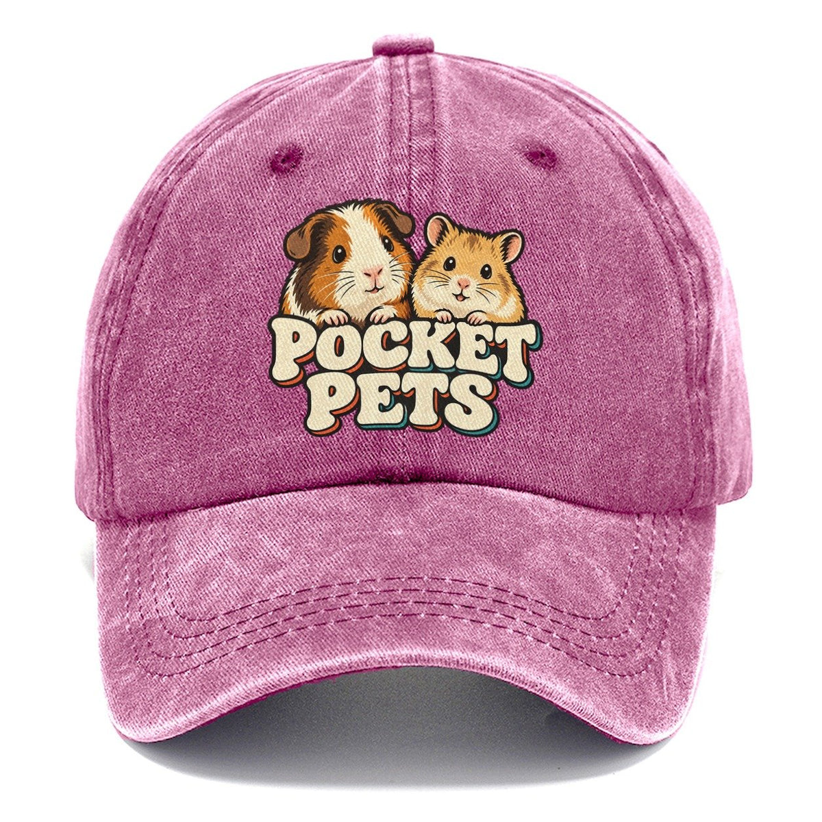 Pocket Pets Small Pet Logos Classic Cap – Dusty Rose