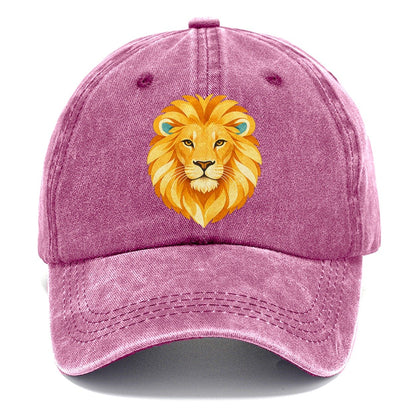Golden Lion Head Classic Cap – Dusty Rose
