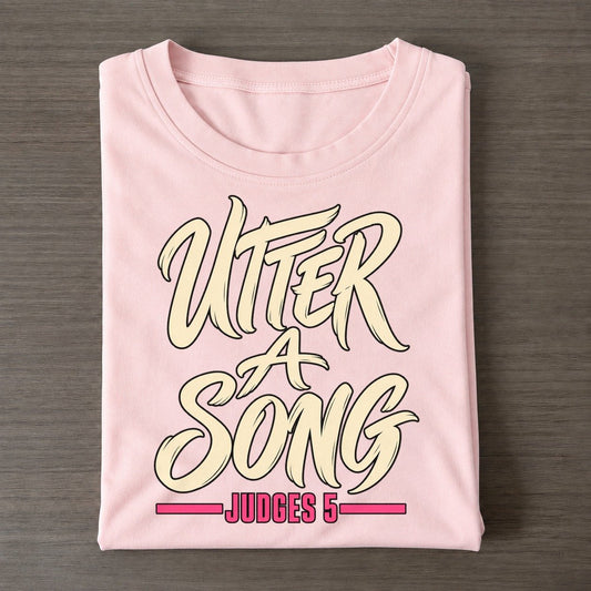 Utter A Song Daughters Of Deborah Classic T-shirt – Pink