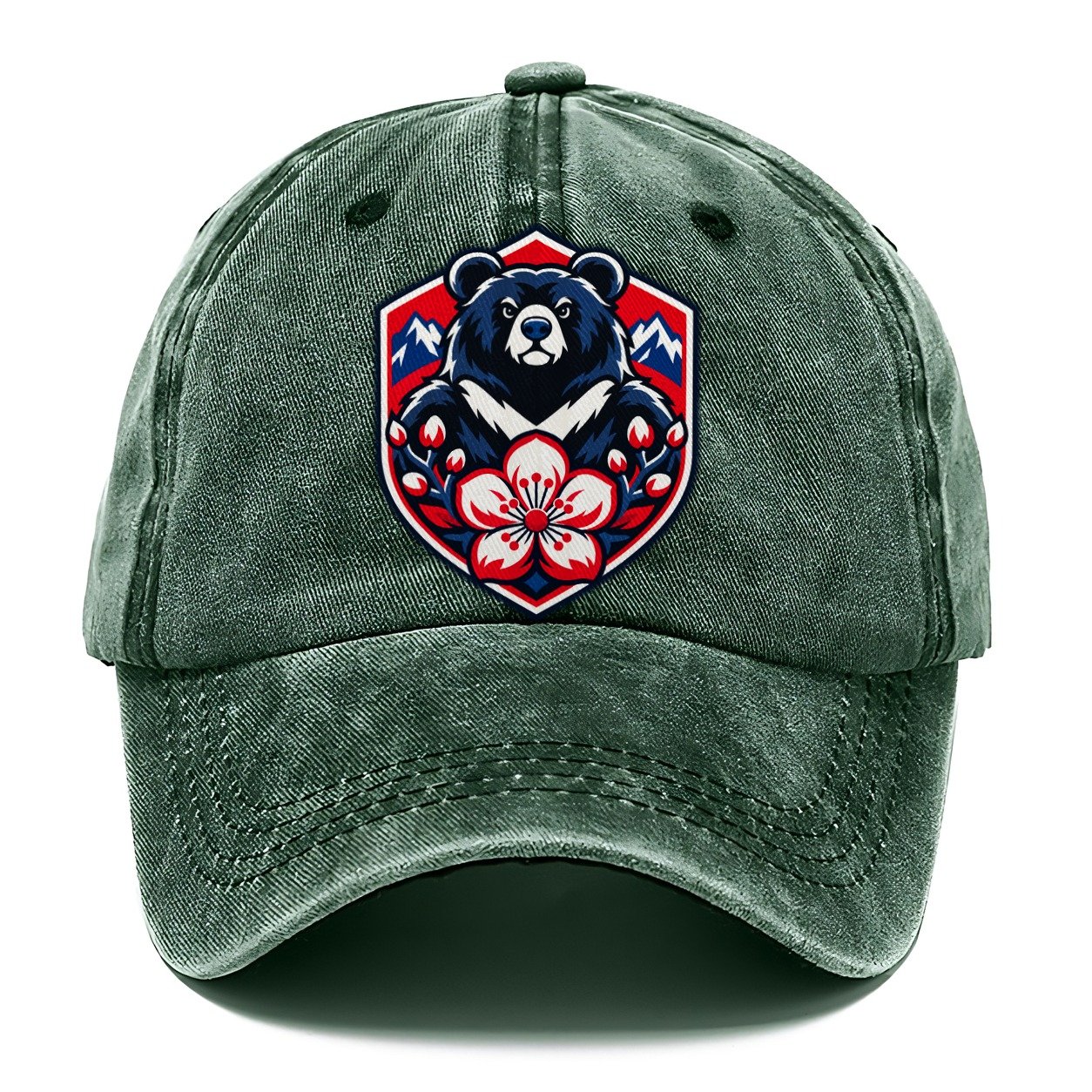 Taiwan Minimal Emblem Country Logos Classic Cap – Forest Mist
