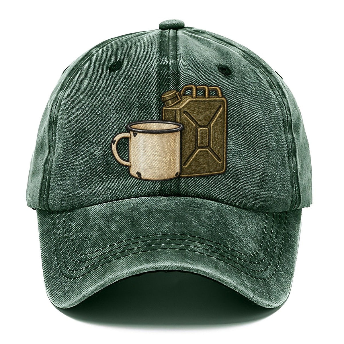 Enamel Camp Mug And Fuel Can Off Roading And Overlanding Classic Cap – Forest Mist