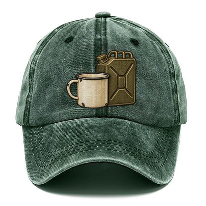 Enamel Camp Mug And Fuel Can Off Roading And Overlanding Classic Cap – Forest Mist