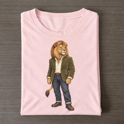Lion Wardrobe Portrait Wild Wardrobe Portraits Classic T-shirt – Pink