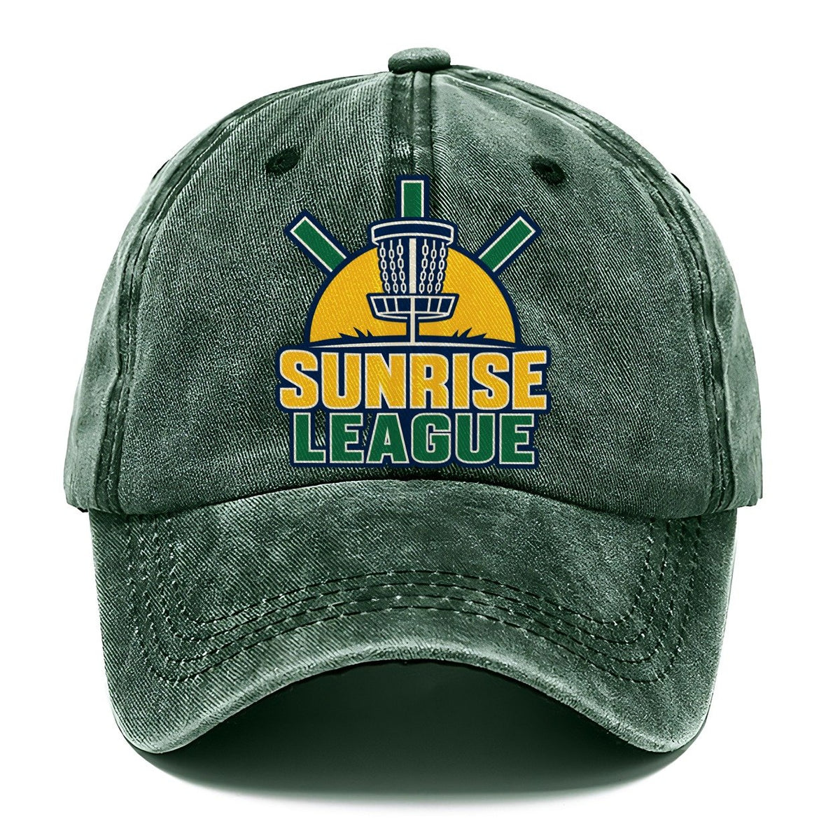 Sunrise League Disc Golf Classic Cap – Forest Mist