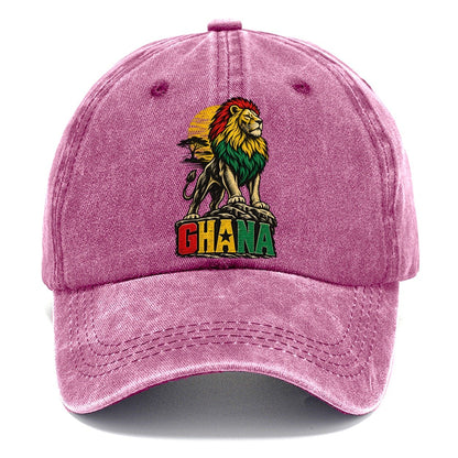 Ghana Lion Sunset Classic Cap – Dusty Rose