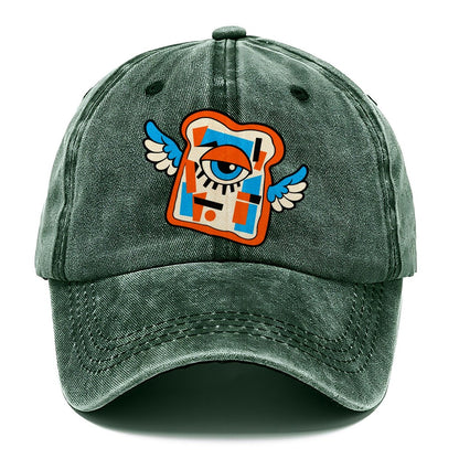 Toast With Wings Crazy Styles Classic Cap – Forest Mist