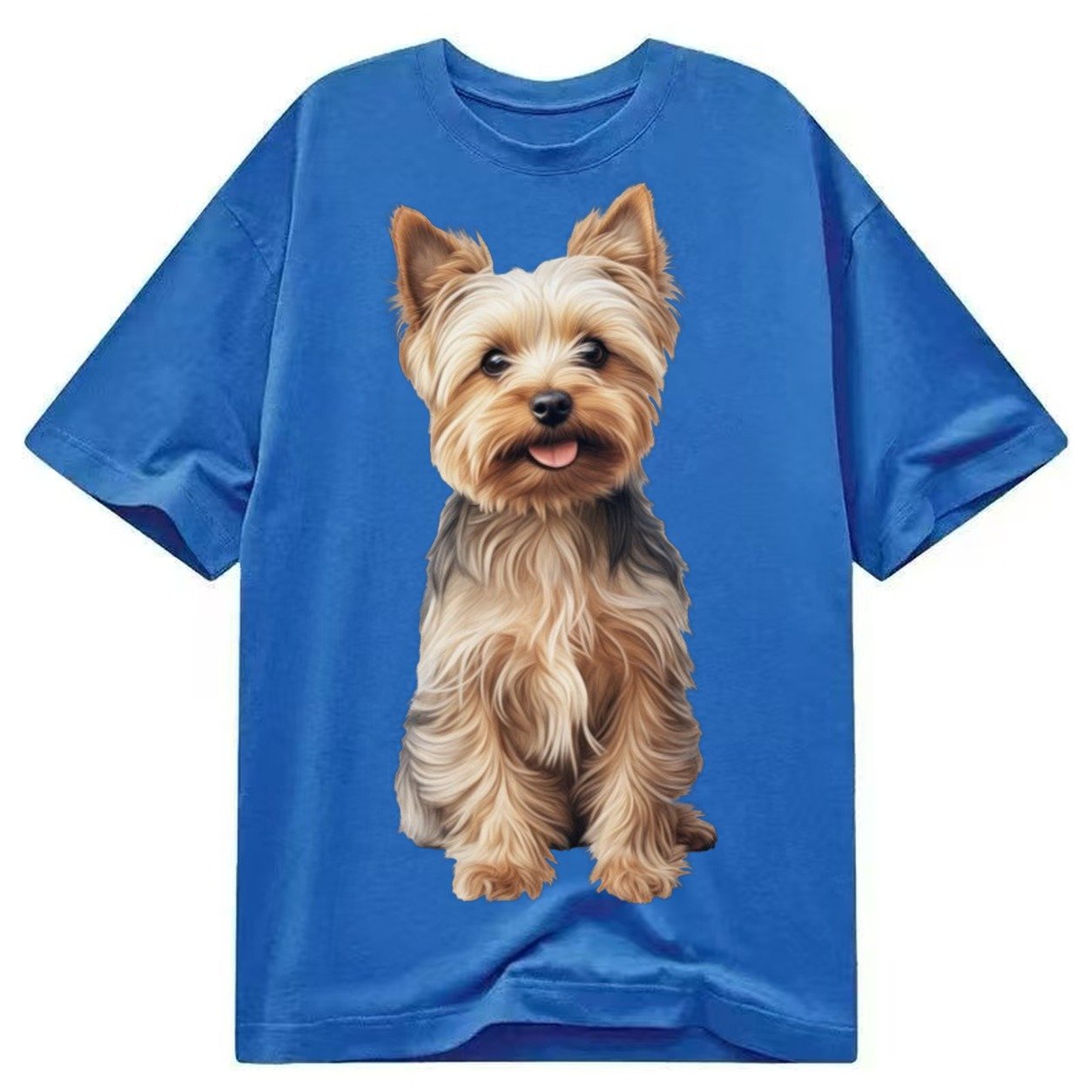 Yorkshire Terrier Dog Classic T-shirt – Blue