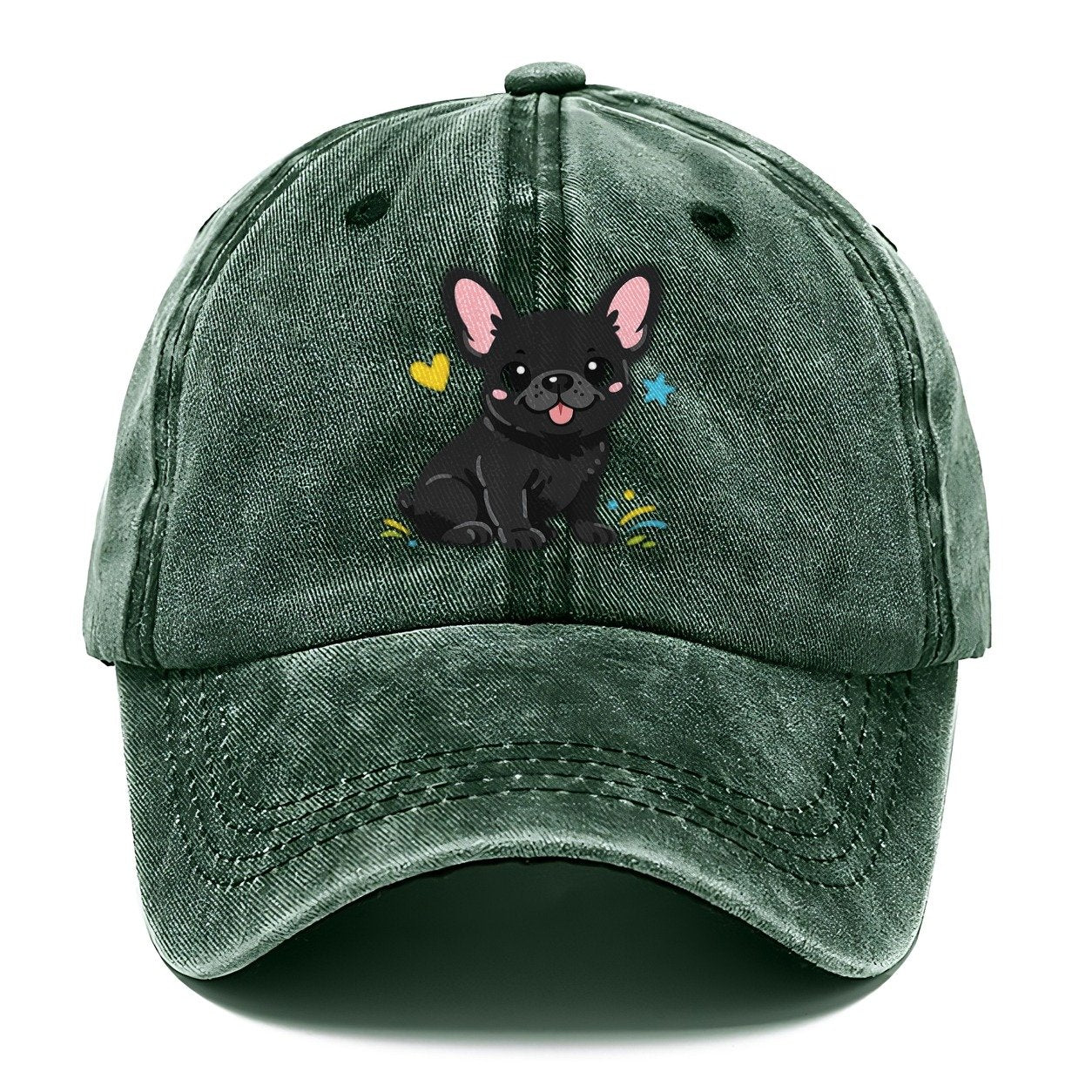 French Bulldog Classic Cap – Forest Mist