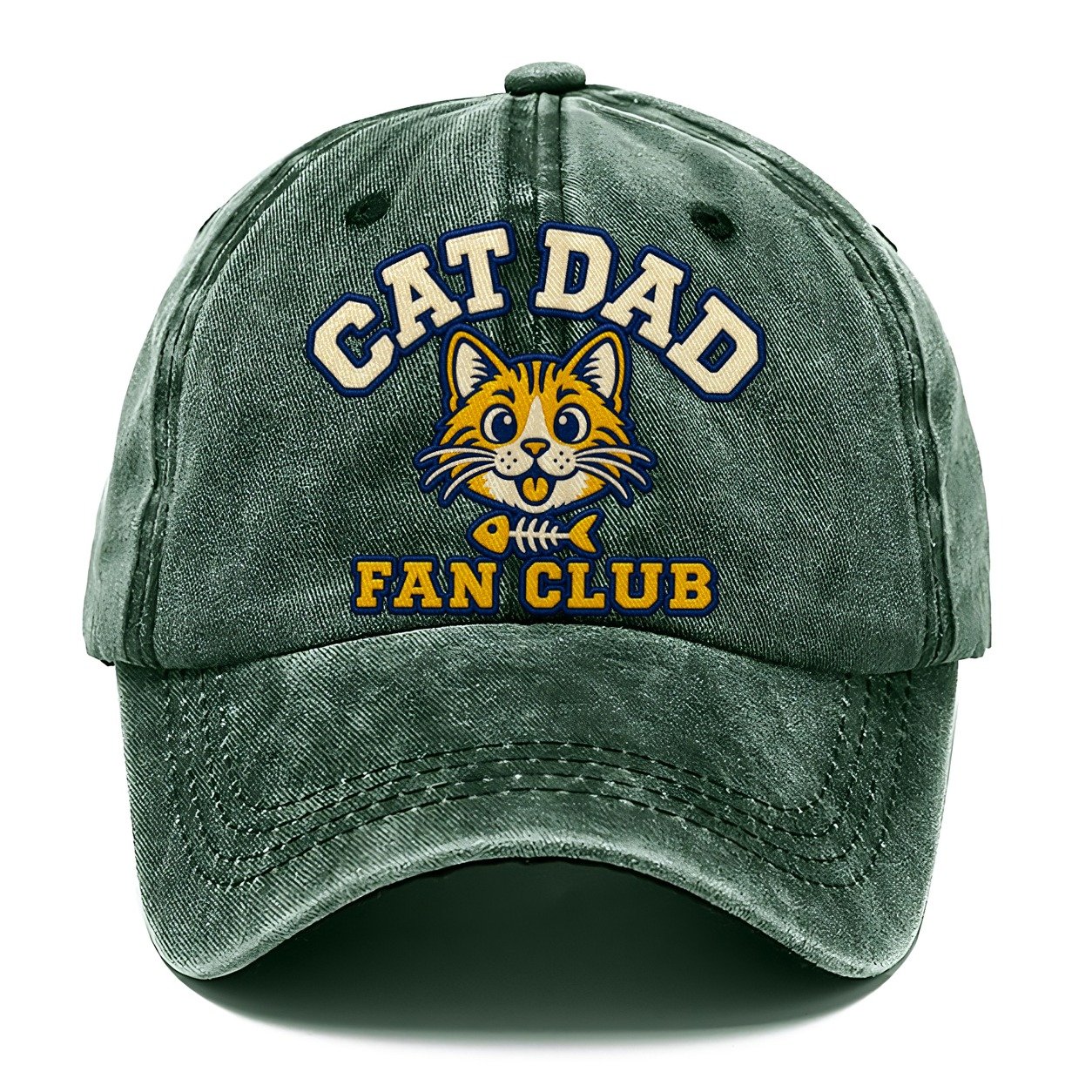 Cat Dad Fan Club Classic Cap – Forest Mist