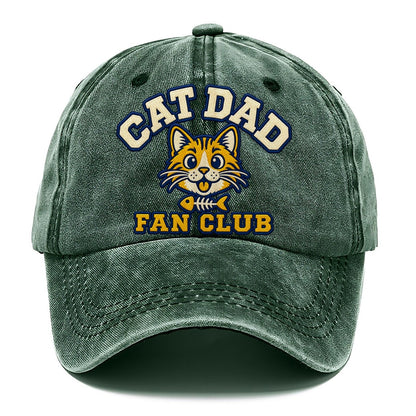 Cat Dad Fan Club Classic Cap – Forest Mist