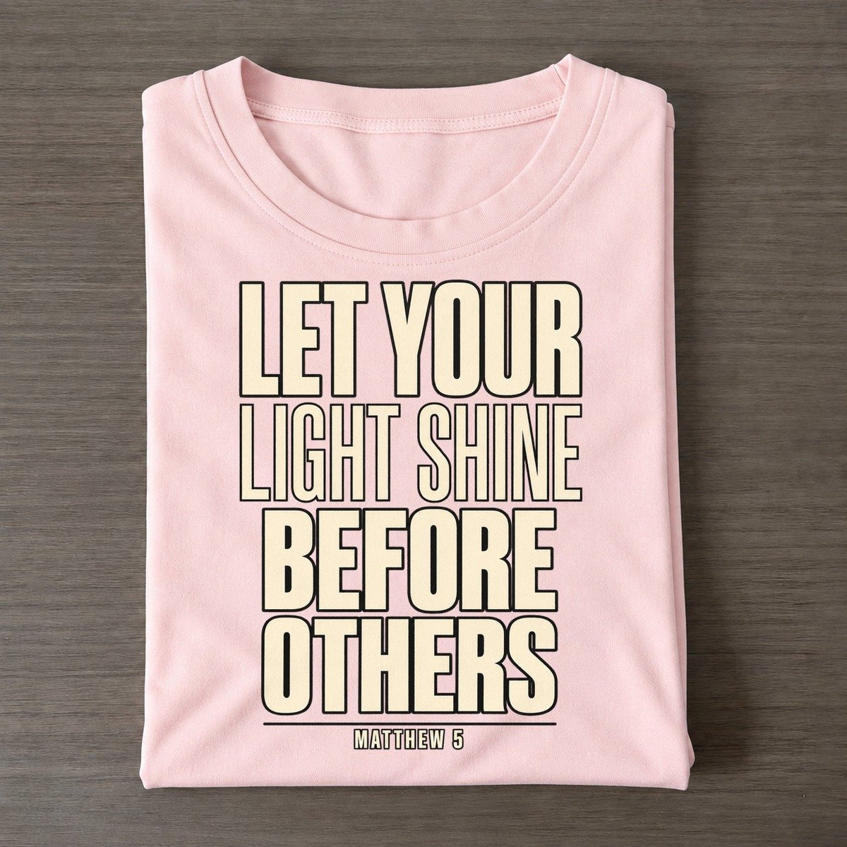 Let Your Light Shine Plain Gospel Classic T-shirt – Pink